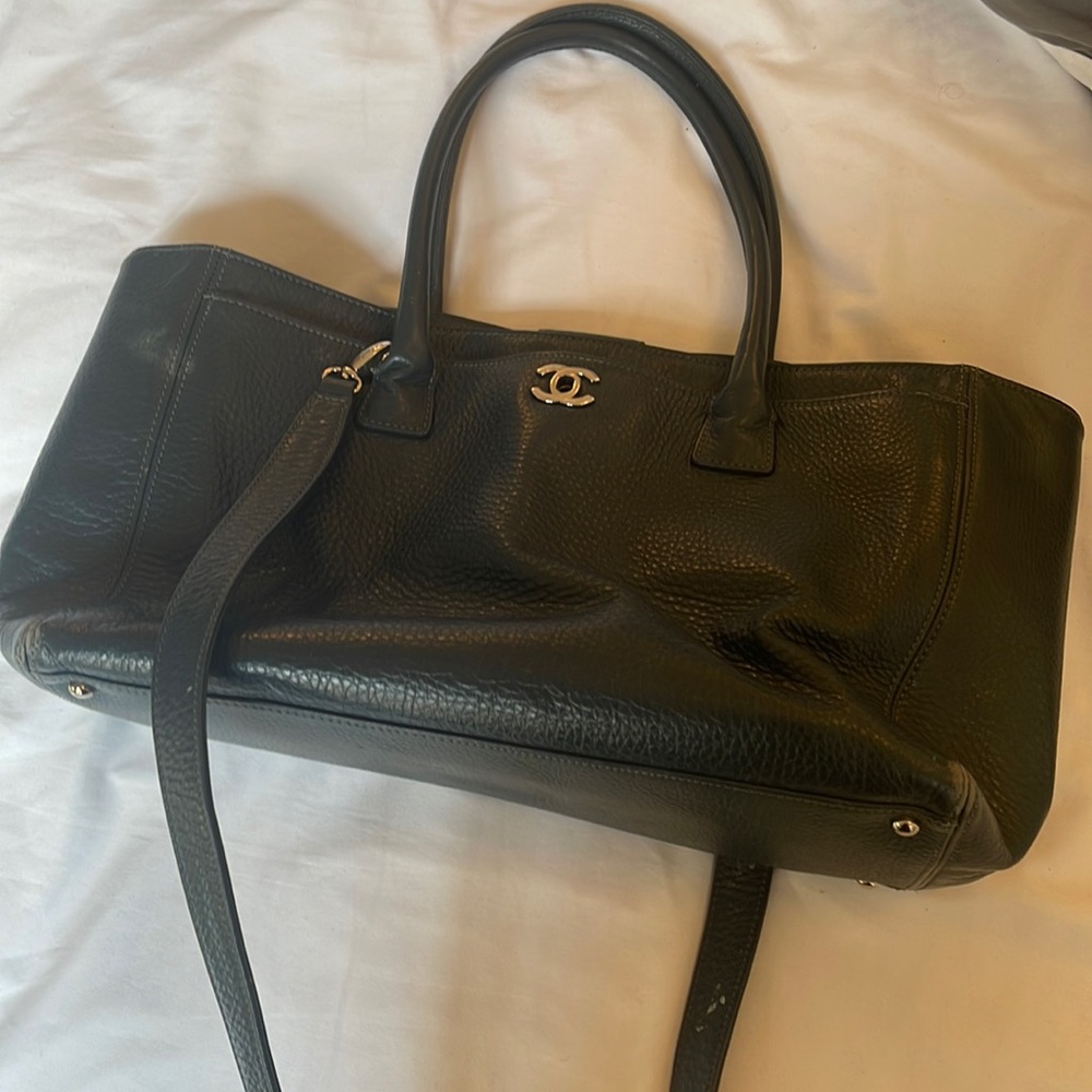 Blue Chanel executive bag